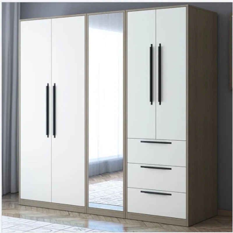 Furniture Master Bedroom Pneumatic Storage Fabric Queen Bed Panel Whole House Complete Combination Bedside Table with Dresser