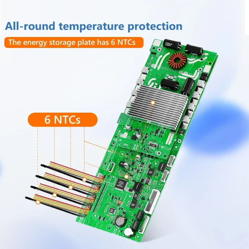 TDT smart bms lifepo4 8s 24v 48v 16s pcb circuit boards 8s 100a 200a solar energy storage system battery with smart bms