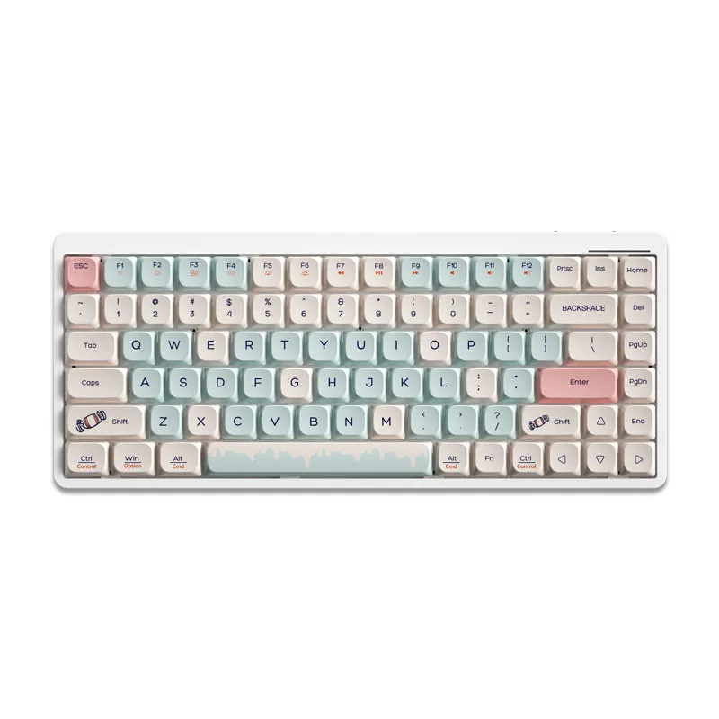 低軸キーボード 84 キー ポータブル Bluetooth 有線 3 モード オフィス ゲーム ノートブック タブレット ワイヤレス