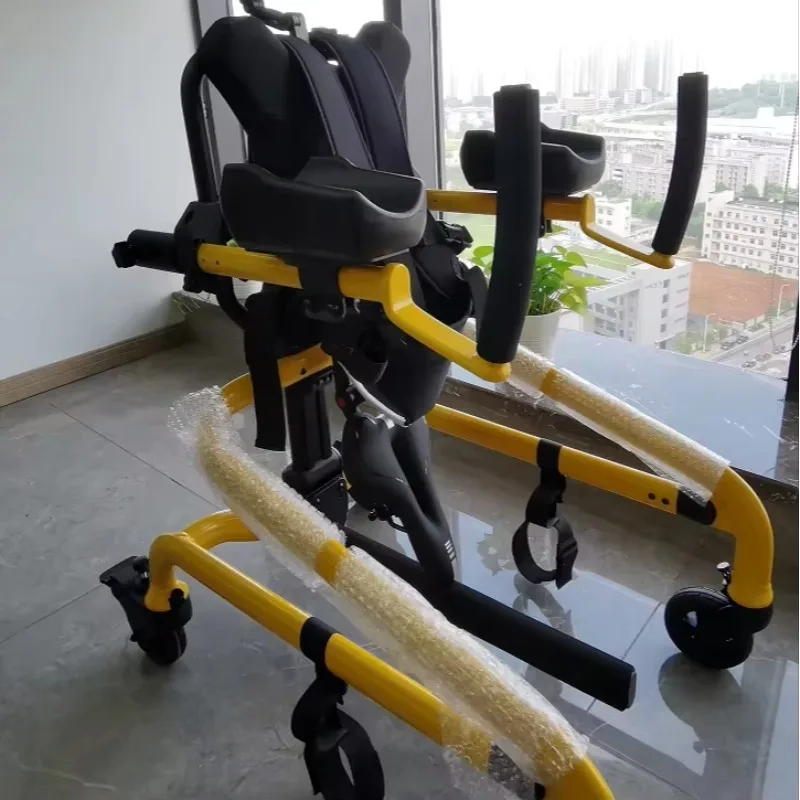 Cerebral Palsy Handicapped Home Use Gait Walker with 3 Sizes (S/M/L) and Adjustable Headrest  Armrest