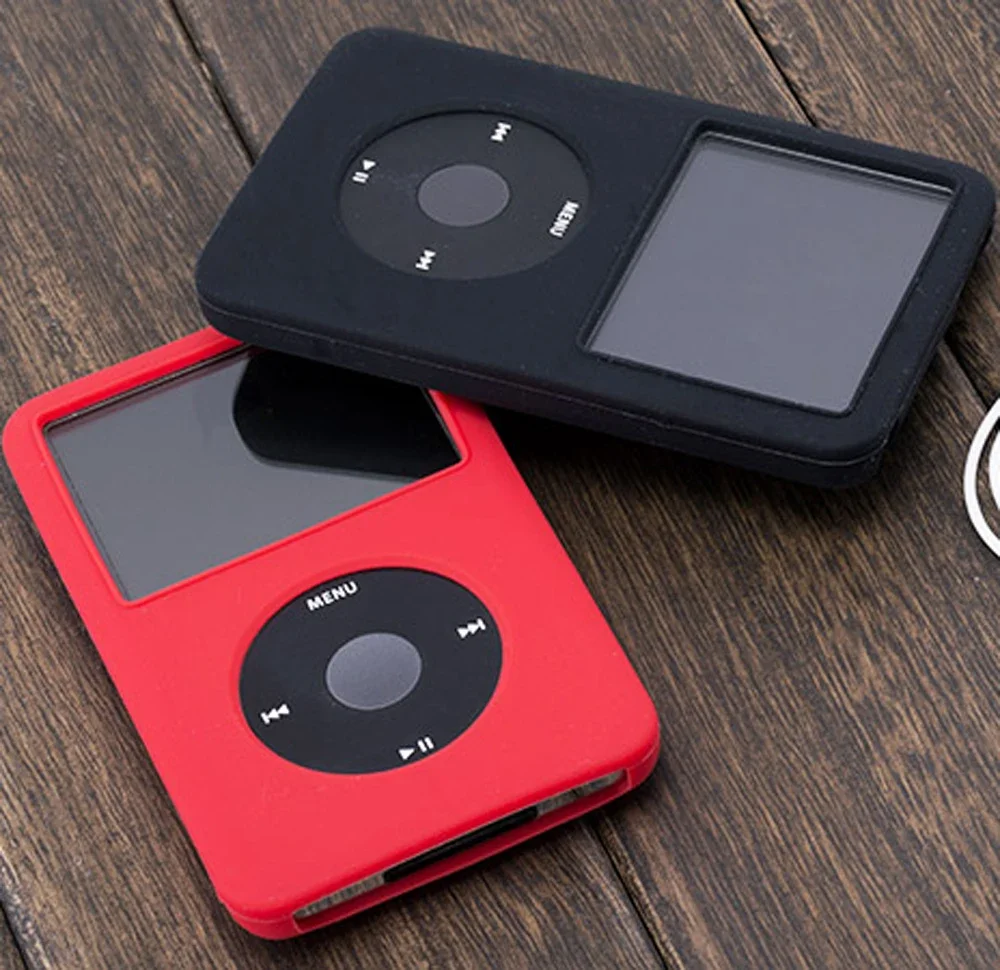Penutup cangkang casing pelindung silikon klasik untuk iPod 6th 80gb 120gb 7th klasik tipis 160gb