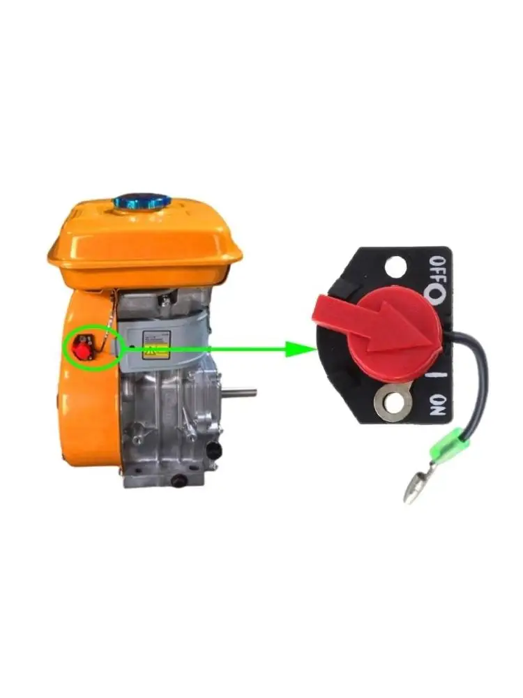 Ensemble commutateurs d'arrêt moteur marche/arrêt pour moteur Robin EX17 EX27 EX35 EY35 EY40 EH36 EH41 EY15 EY20 EY28 W91B