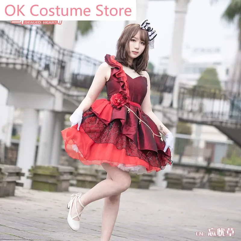 Anime!Lovelive Hop?Stop?Non-Stop! Kurosawa Dia Lolita Jurk Liefde Uniform Cosplay Kostuum Halloween Feestpak Vrouwen