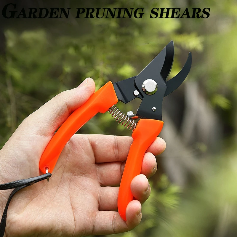 Garden Pruner Shears Bonsai Gardening Stainless Steel Gardening Scissors Curved And Straight Nose Scissors For Garden Tools