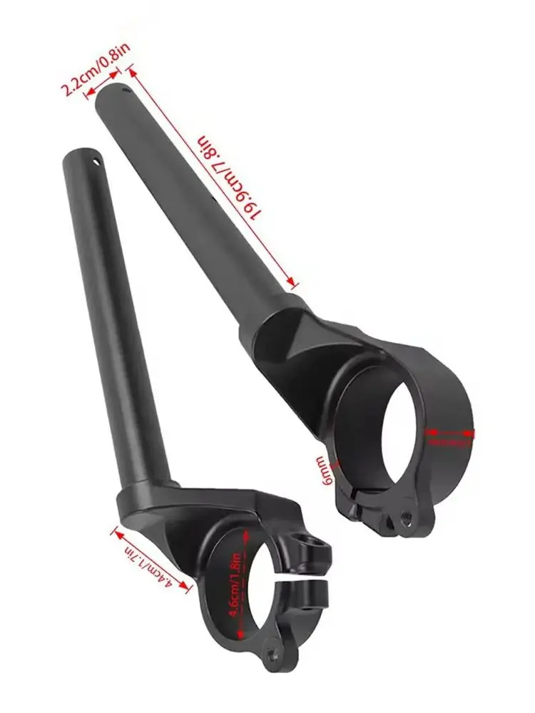 Pour YAMAHA YZF-R3 YZF R3 YZFR3 R25 R 25 2019-2025 Tube de fourche de moto guidon à clipser poignées de barre de poignée accessoires