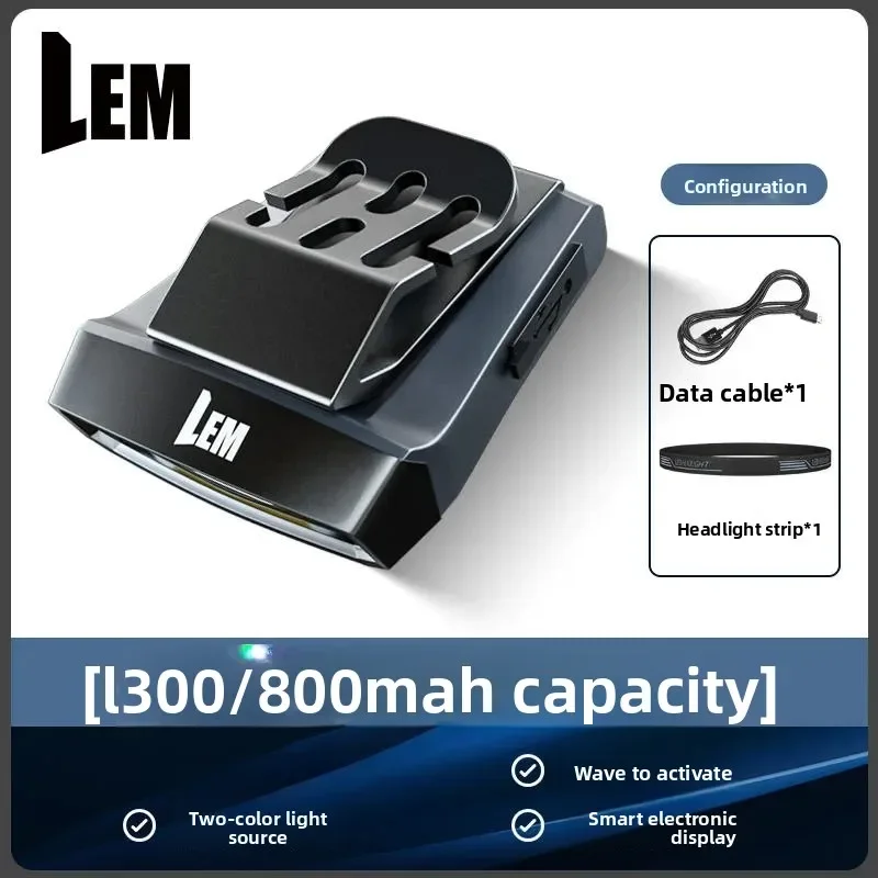 

Налобный фонарь с индукционной зарядкой — прожектор с высоким люменом и надежным зажимом для ночной рыбалки и приключений на открытом воздухе