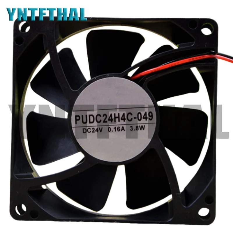 

Новый PUDC24H4C-049 DC 24V 3,8 W 0.16A 8025 8CM 80*80*25MM 2 провода инвертор с двумя шарикоподшипниками, охлаждающий вентилятор