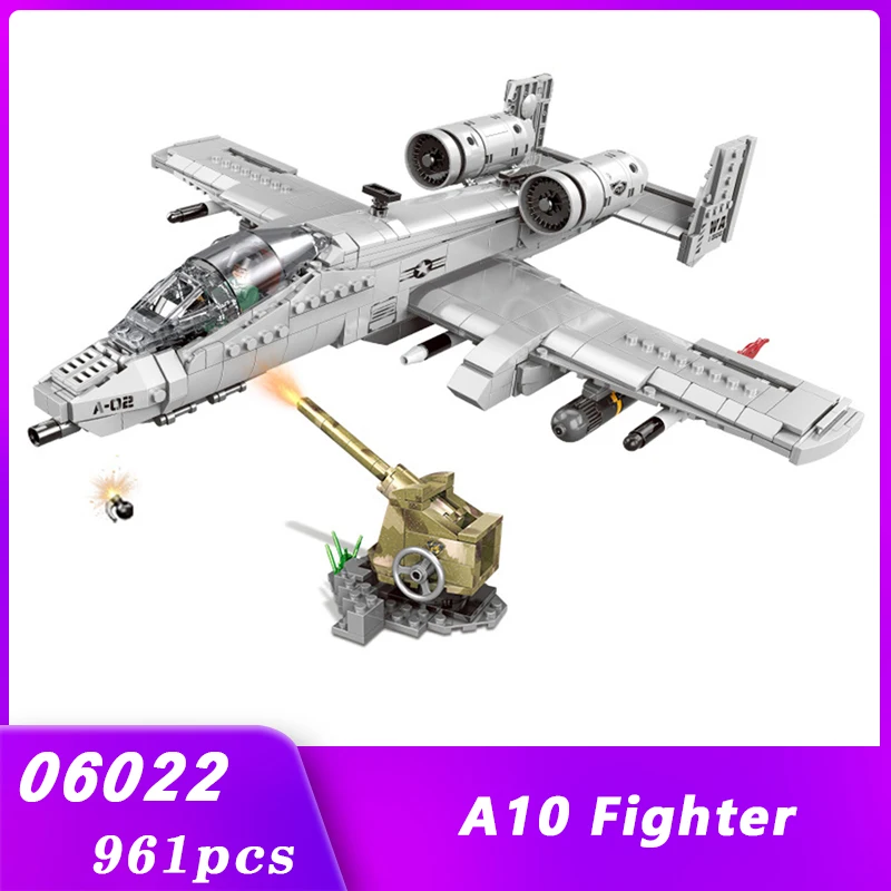 New Xingbao Military Bricks Series 3 Styles Aircraft Set A10 Fighter AC130 Aerial Gunboat F35 Fighter Building Blocks Adult Toys