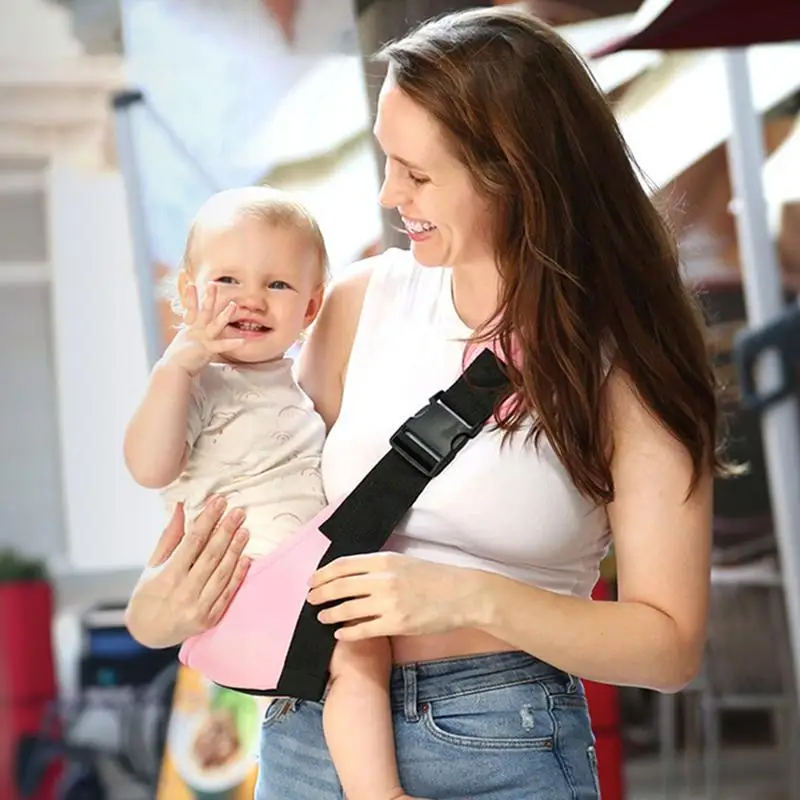 Baby Sling Breathable Baby Carrier With Hip Seat Portable Multifunctional Tush Baby Hip Carrier for Hands-Free Babies & Newborns