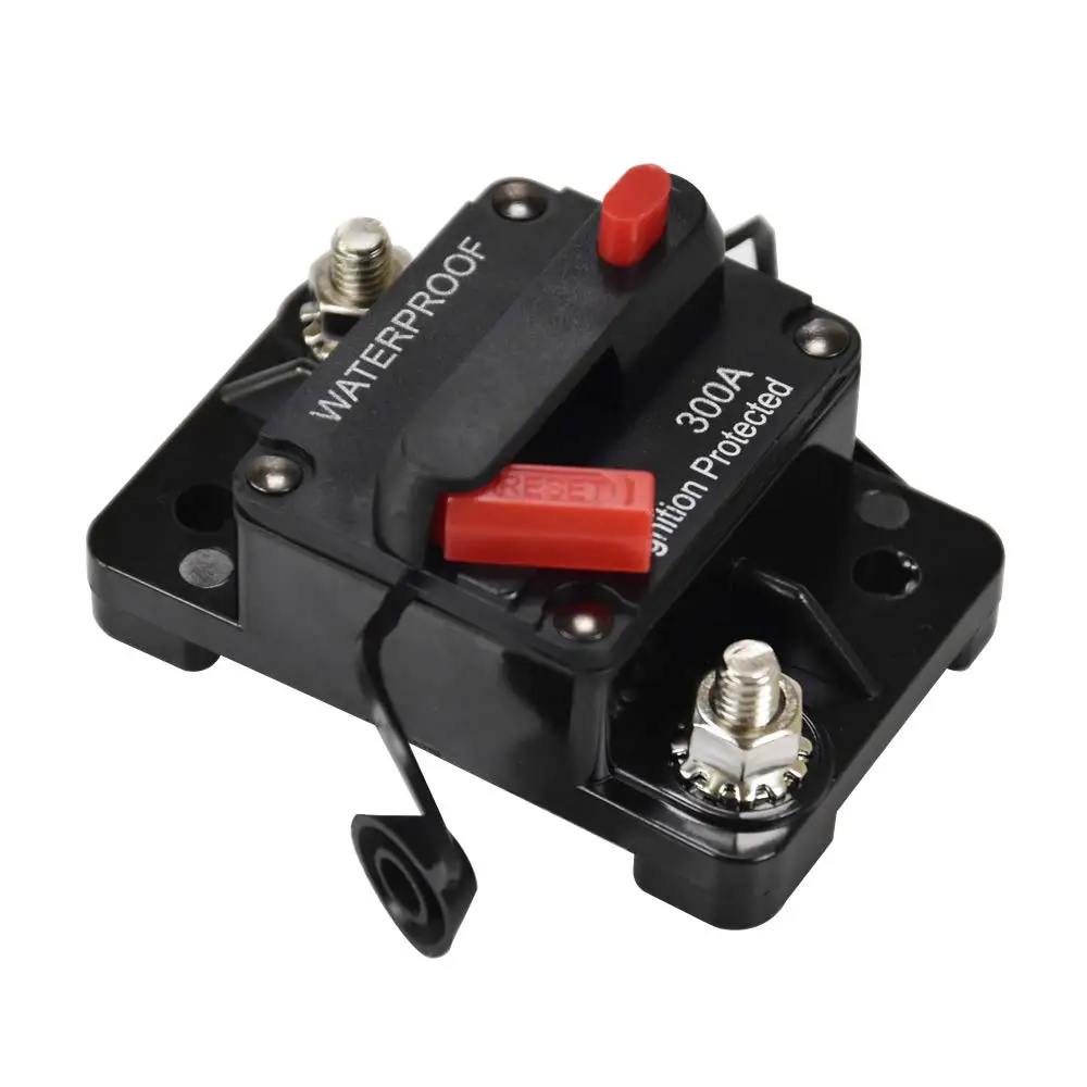 Circuit Breaker Car Auto Boat Stereo Audio Fuse,30-300 A Amp Manual Reset Circuit Breaker Car Auto Boat Audio Stereo Fuse Plug