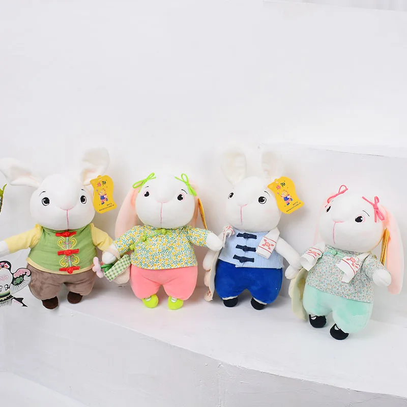 

new cute soft Creative Folk Rabbit Plush Toys Spring Tour rabbit cushion Pillow lifelike Comfort doll Decoration birthday gift