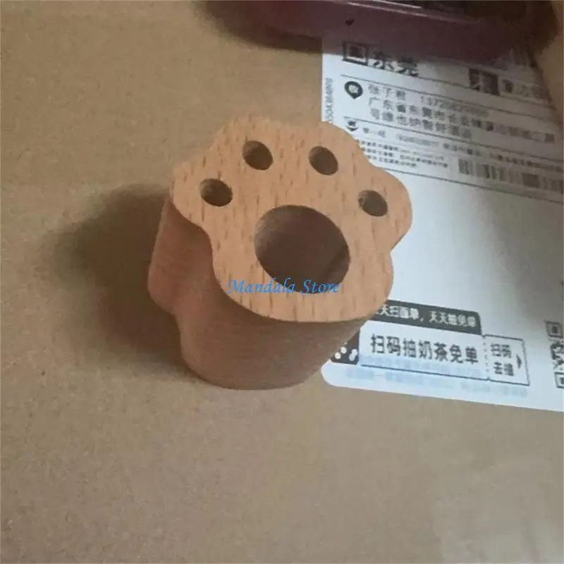 U2JC Artistic Wooden Pet Hair Storage Bottle Traditional Keepsakes Jars for Safeguarding Felines Whiskers