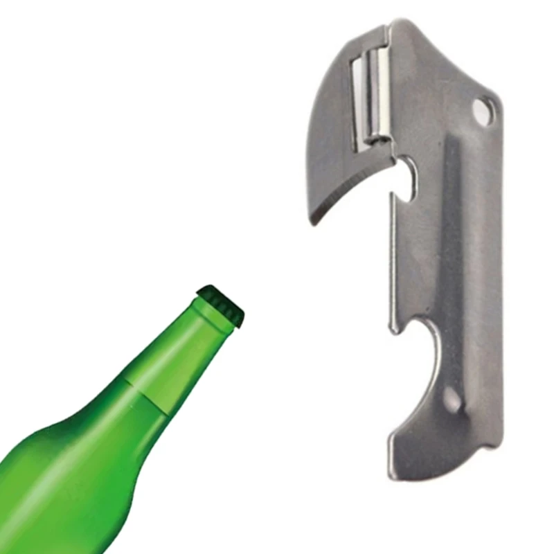 F92B Polied en acier inoxydable CANDER MULTI-FONCTIONNEMENT OUVERTURE BOUTEILLE D'ACIER MULTIFUTIONNE