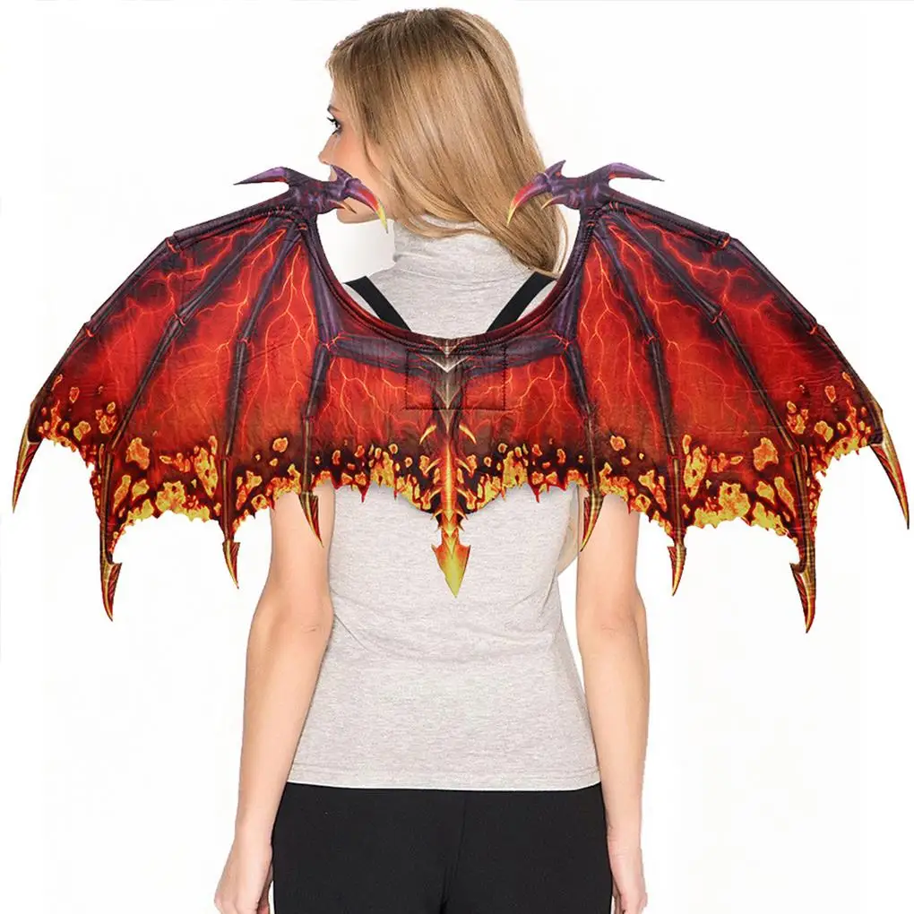 Halloween Dragon Wing Decoration Carnival Party Animal Costume For Adult Boy and Girl Kids Dragon Cosplay Masquerade