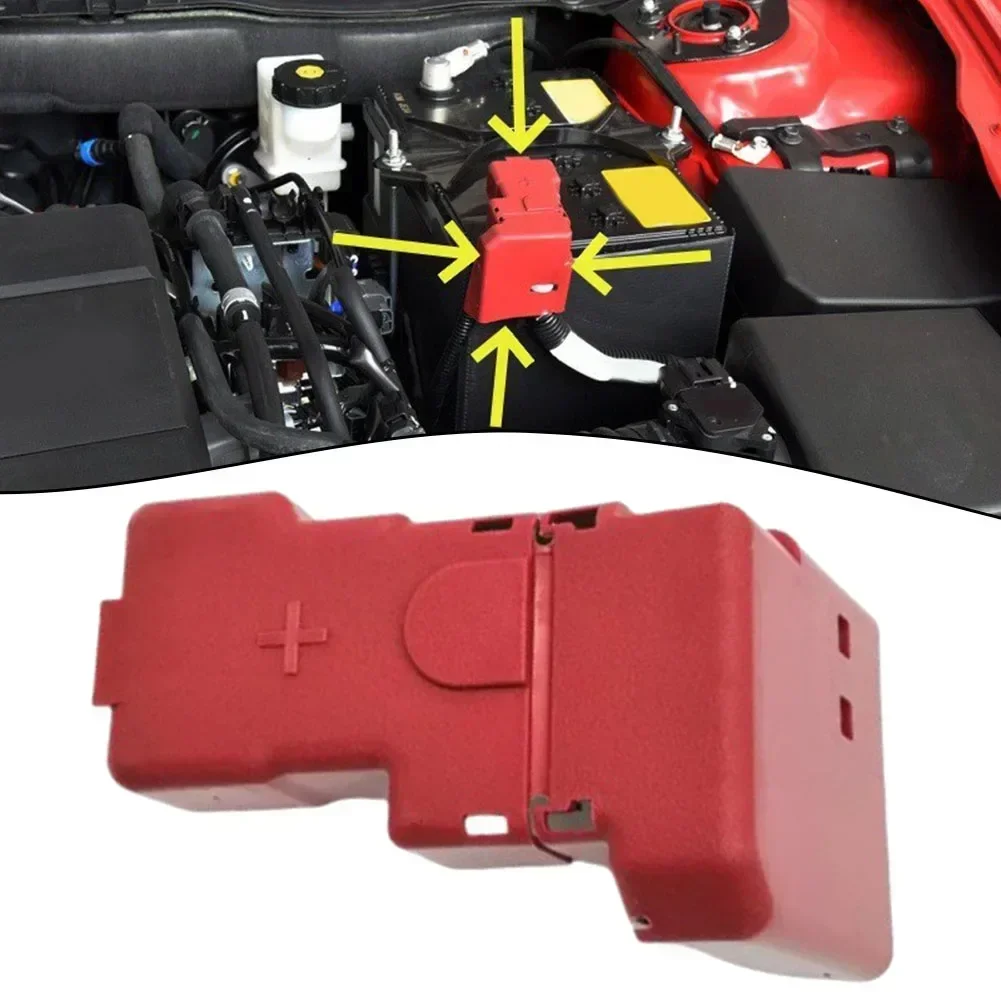 For Mazda 6 GH Battery Positive Cover Replacement Parts GS1D-67-KB1 1PCS Battery Positive Cap ABS Red