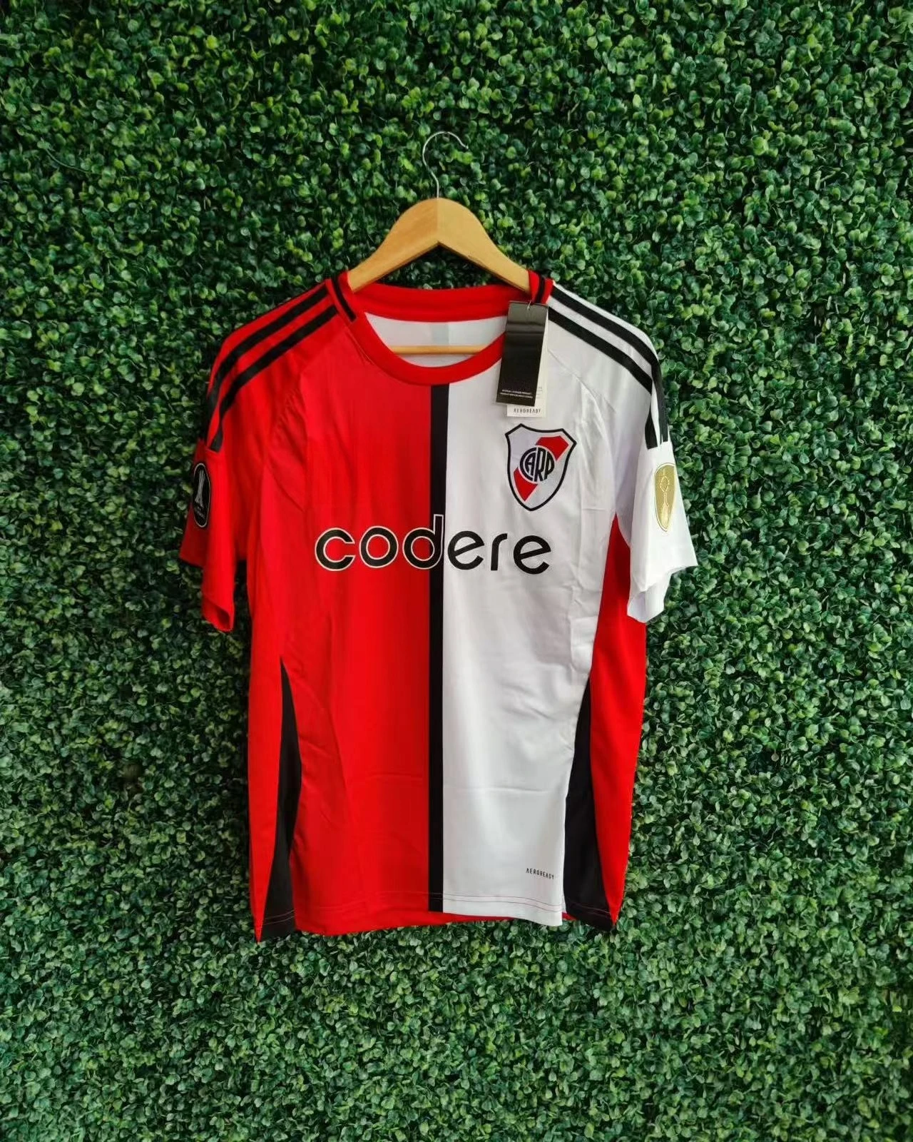 

2025 Summer Physical Picture Retro Jersey River Bed Football Club Men's T-shirt Short Sleeve Children's Sports Breathable Casual