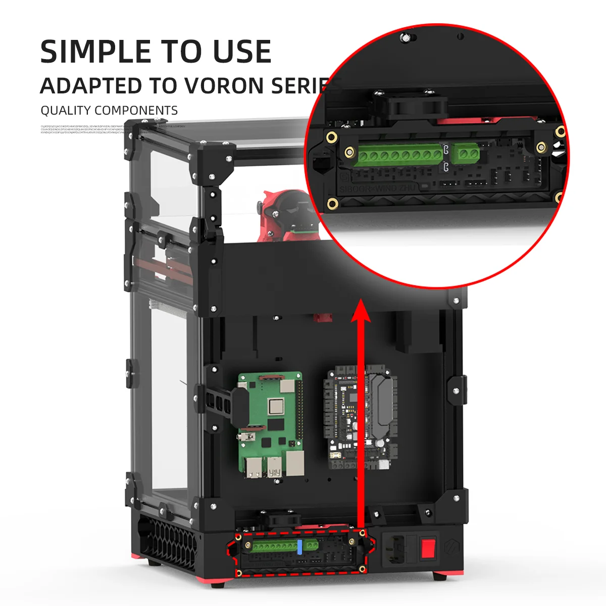 Carte d'extension Klipper pour Voron V2.4, accessoires d'imprimante 3D, pièces de bricolage, 6 000 cartes