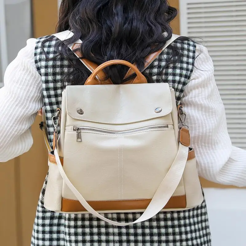 

Fashionable New Large Capacity Backpack, Multifunctional, Student Backpack Crossbody Bag Handbag, Shoulder Bag, Student Backpack