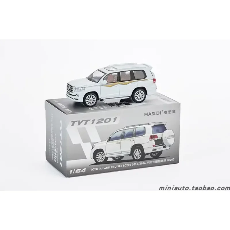 MASDI1:64 Toyota Costco Luze Land Patrol LC300 alloy model, children's collection of decorative toys, holiday gifts for children