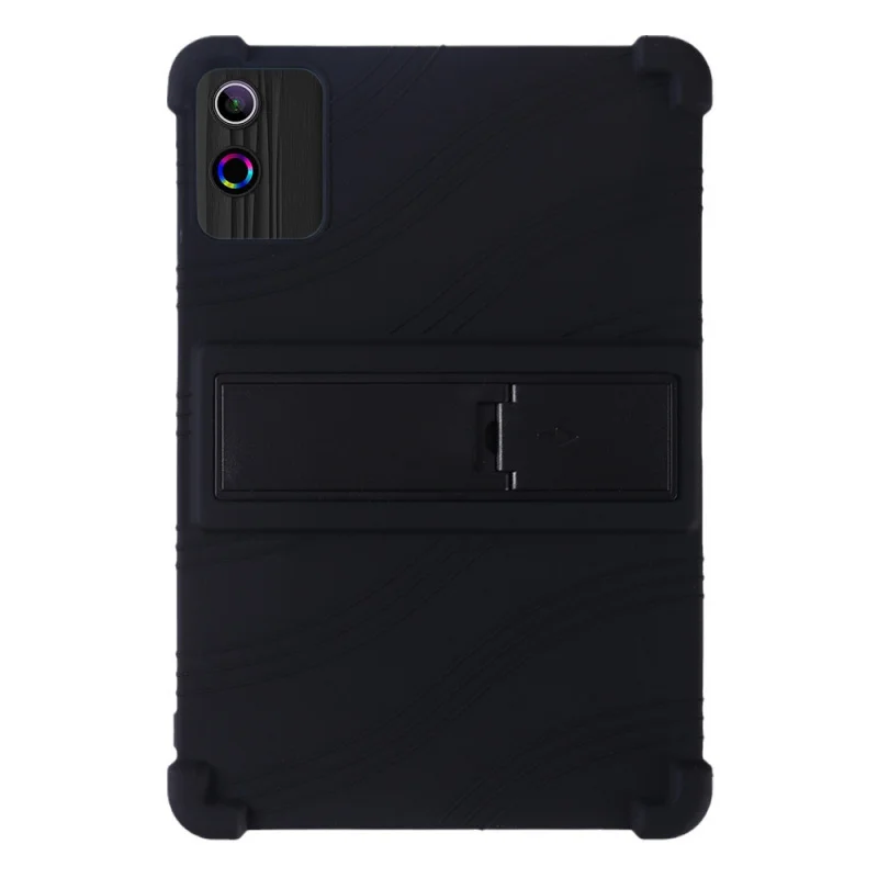 Silicone Case for ROWT A10 10 Inch Tablet Shockproof Protective Cover with Kickstand TPU Full Body Drop Protection Anti-Slip Rug