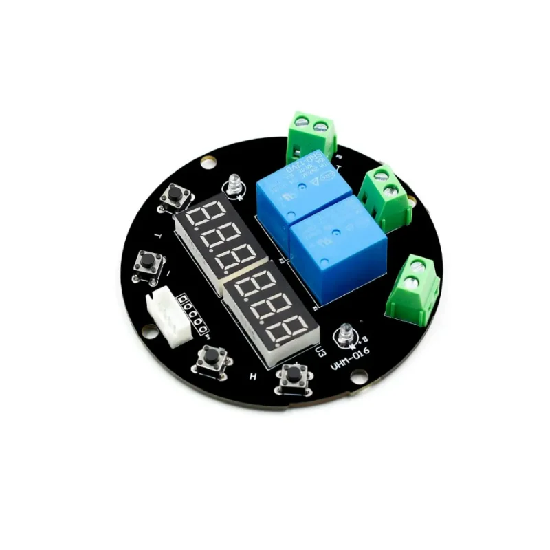 LED Digital Display Thermostat, Temperature and Humidity Control, Thermometer, Hygrometer, Controller Module, Dual Output, VHM-0