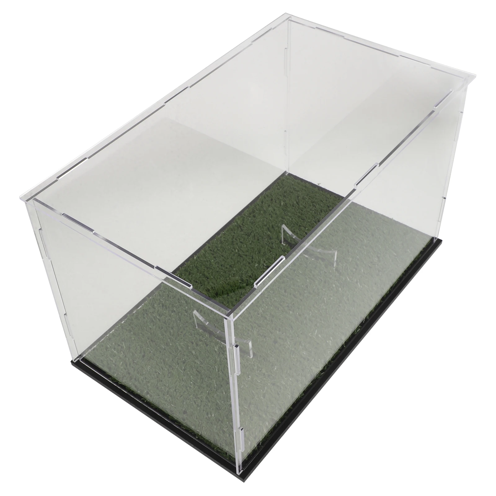 

Buckle Rugby Ball Display Case Transparent Acrylic Desktop Showcase Stable Multipurpose Sports Baseball Holder Tabletop Display