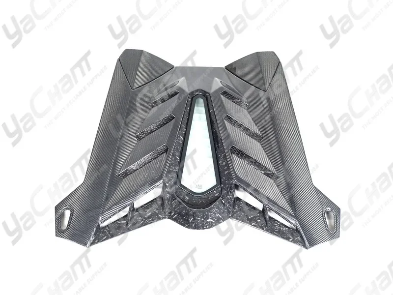 Carbon Fiber Forged Carbon Engine Hood Bonnet Fit For 2011-2017 Aventador Roarster SVJ-Extra  (Fit with Rear Wing)