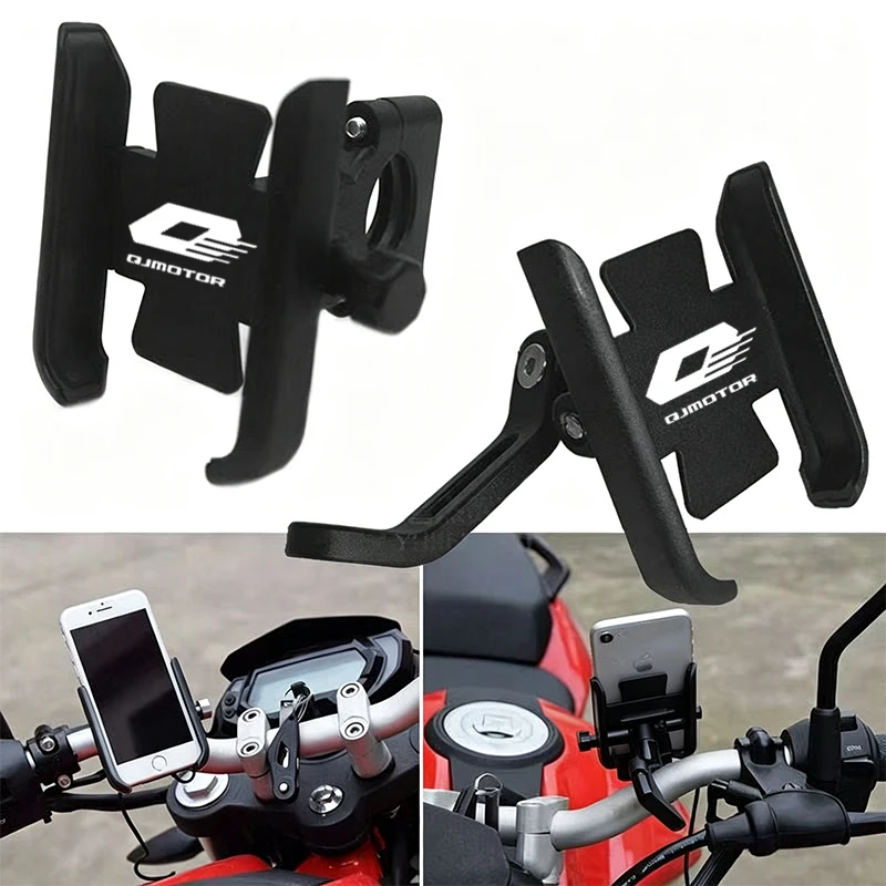 For QJMOTO QJ MOTO QJMOTOR SRT 800SX 800SRT SRT 800X Motorcycle Phone Shock Absorbing Alloy Navigation Bracket Holder GPS
