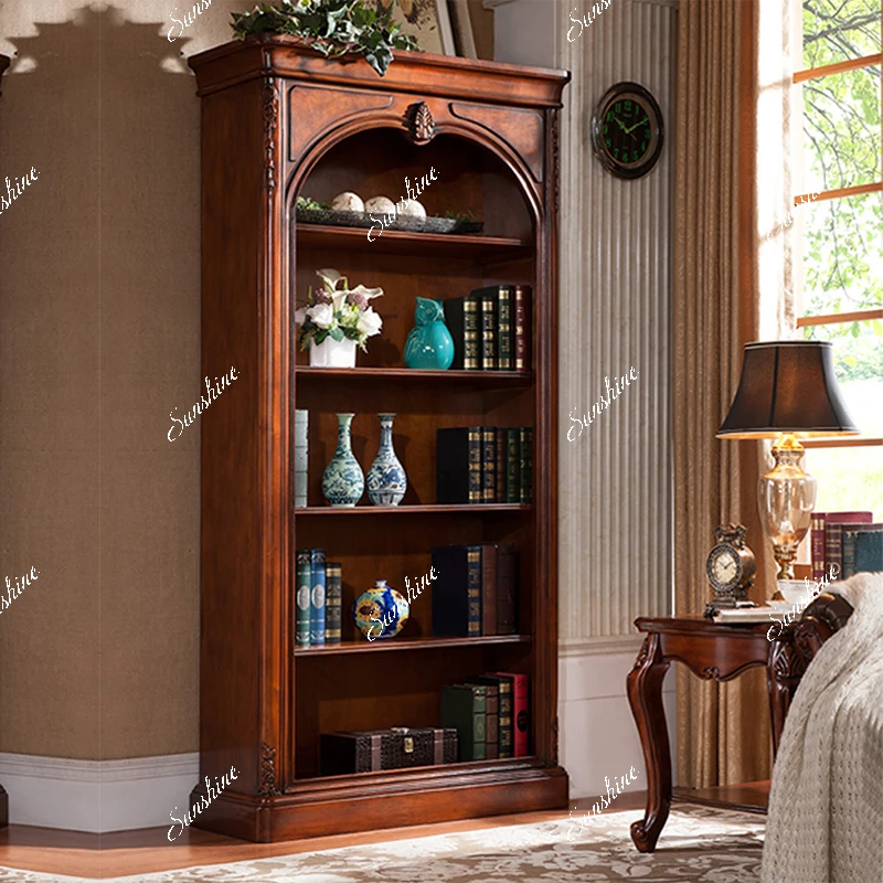 

European retro bookcase, combination, single decoration, luxury, storage