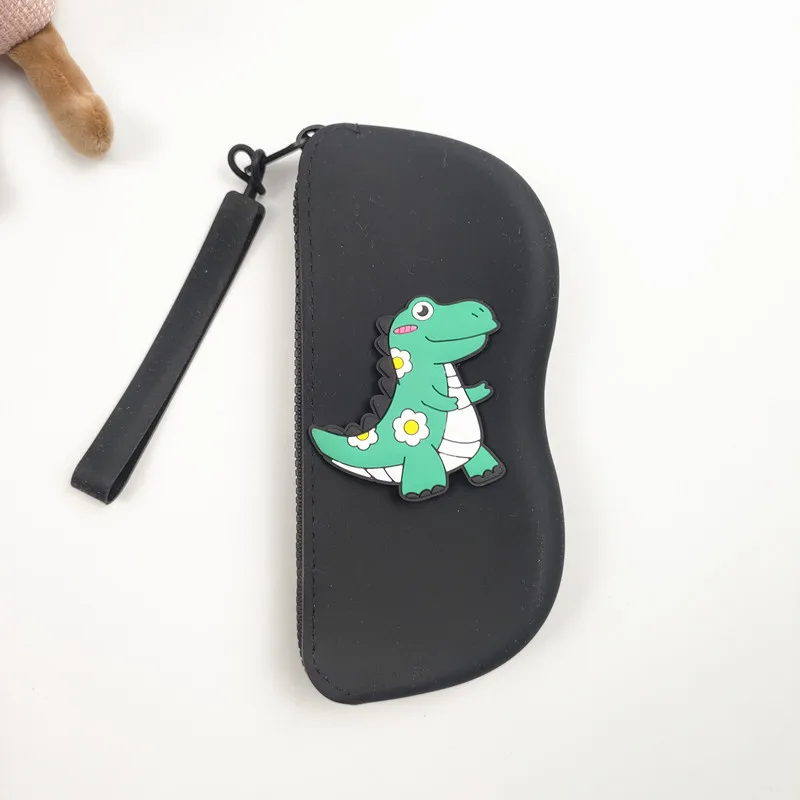 2025 جديد لينة سيليكون سستة نظارات حقيبة تخزين حقيبة مضادة للماء مستحضرات التجميل عملة حقيبة الحال بالنسبة للنساء الفتيات لون الحلوى الغبار Gi