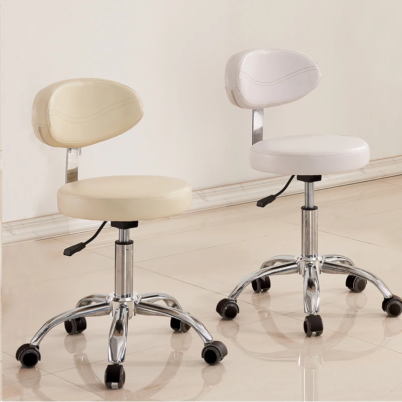 Beauty Stools Backrests Hair Cutting Doctors Chairs Hairdressing Workers Chairs Nurses Rotating Saddle Sedie Salon Furniture AA