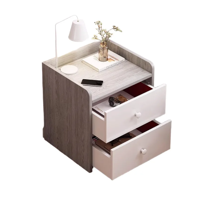 

Simple modern household bedside rack floor-to-ceiling small bedside cabinet simple storage cabinet
