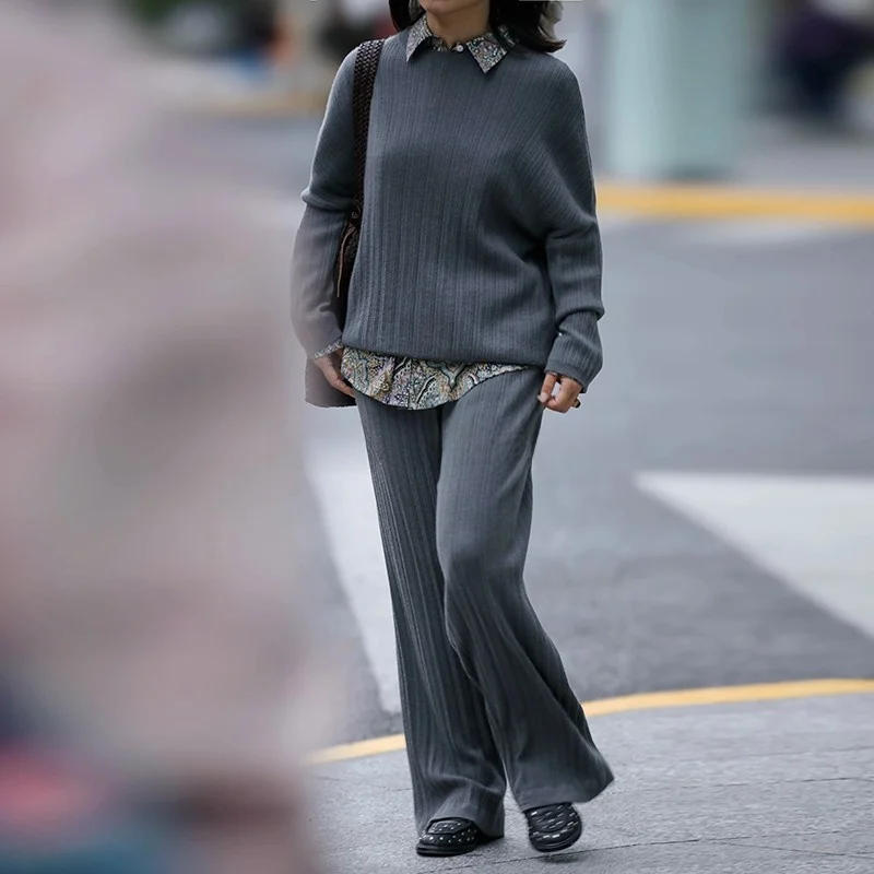 

Комплект из 4 предметов Iris Garden Camere 68 Tead, 3-слойный, из тонкой пряжи, A038, женский модный зимний ансамбль с цветочным растительным узором