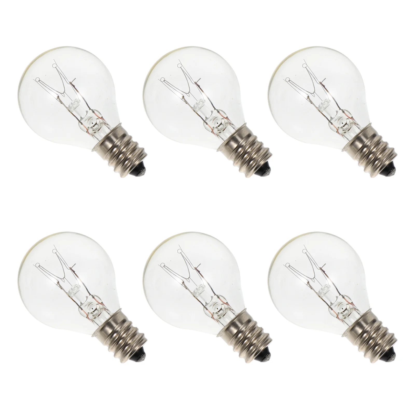 6 Pcs Aromatherapy Light Bulb E12 Scent Diffuser 25 Watt Bulbs for Warmer LED Wax Fragrance Lamp Night