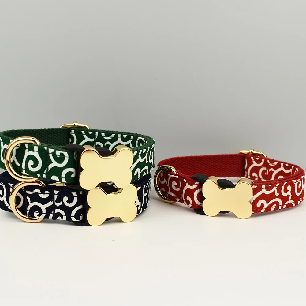 Net red, bone metal dog collar lettering anti-lost can be high-end custom DIY