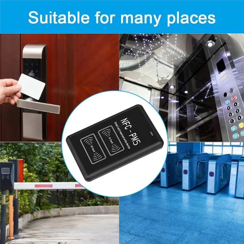 

-A99Z IC/ID Reader Writer NFC Encryption Decoding Duplicator 125Khz 13.56Mhz Frequency Copier RFID Card Reader