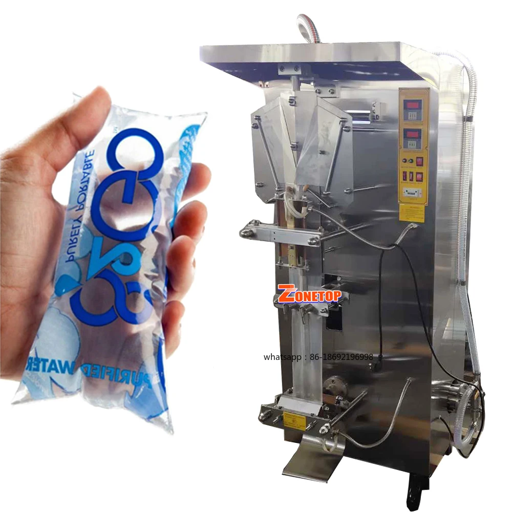 

Hot Selling Automatic Drinking Pure Mineral Small Bag Sachet Water Filling Making Packaging Machine with Video