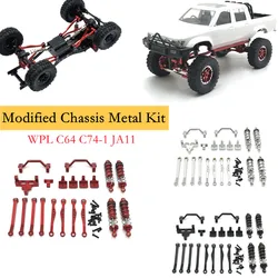 Rod Suspension Seat Suspension Device Frame Servo for WPL C64 C74-1 JA11 RC Car Metal Upgrade OP Accessories Parts Kit