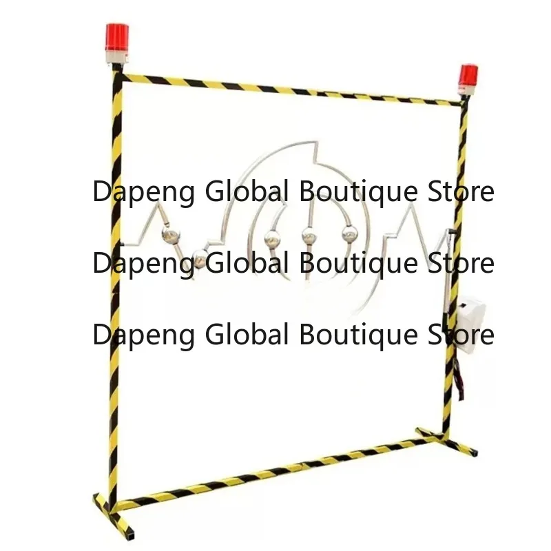 Custom Carnival Electric Maze Game Hand-Eye Coordination Challenge Toy Maze Buzz Wire Game for Event Rentals