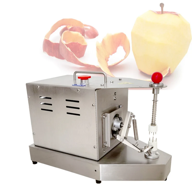 

Commercial Electric Fruit Peeler Stainless Steel Lemon Apple Pear Orange Removing Peeling Machine Adjustable Thickness