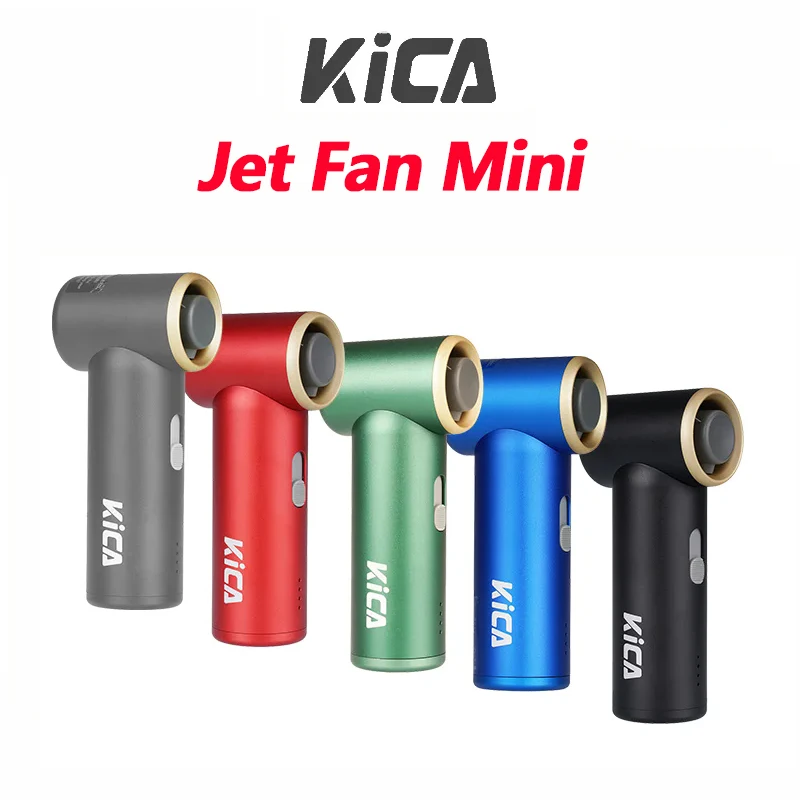 

Мини-Воздуходувка KiCA JetFan, карманный Турбовентилятор, портативный вентилятор, перезаряжаемый, 13 часов автономной работы, полностью металлический корпус, охлаждение