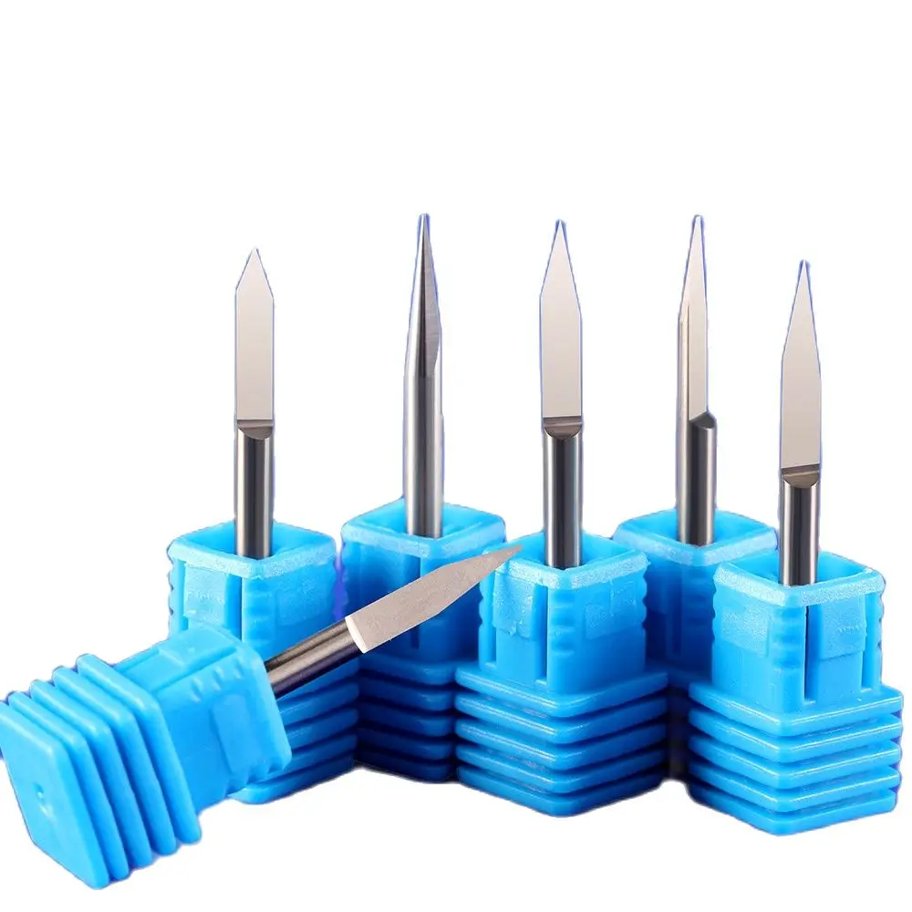 

WeiTol 3.175mm 5pcs/lot V shape engraving bits PCB router bits carbide milling tools acrylic engraving bits