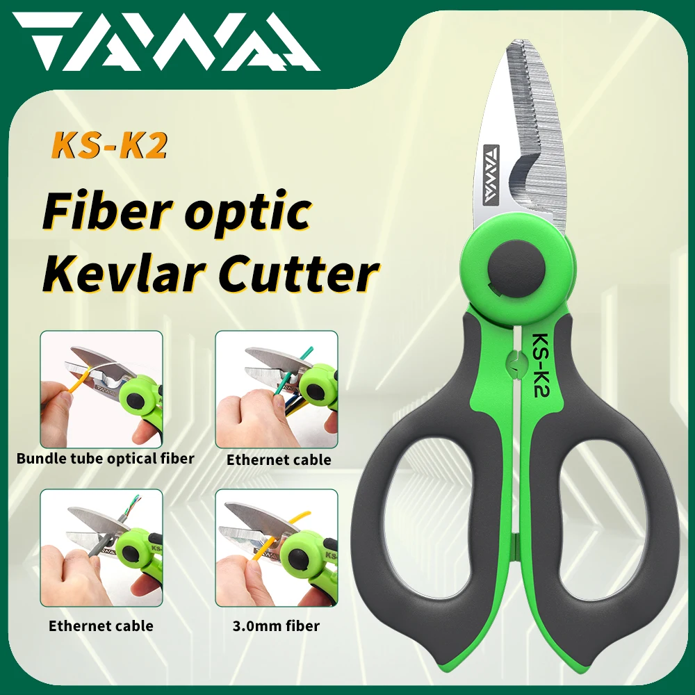 

Fiber Optic Tools Fiber Optic Kevlar Scissors Fiber Optic Kevalr Cutter Stainless Steel Scissors Suit for Multi Fibers