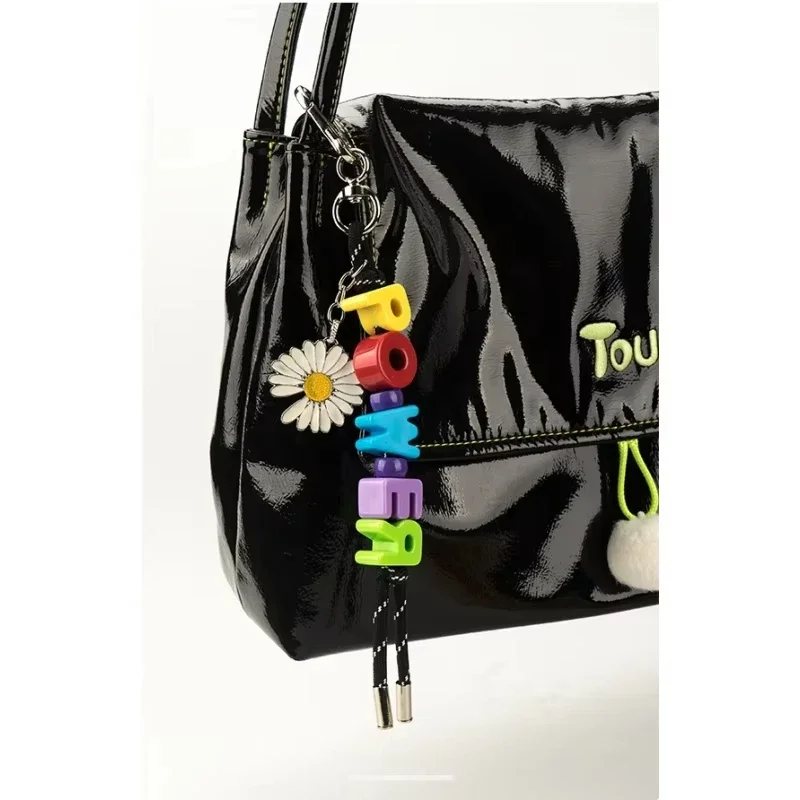 Kpop المعبود قوة حبل المنسوجة المفاتيح الحفل دعم ديزي قلادة الديكور على ظهره المفاتيح قلادة VIP هدية