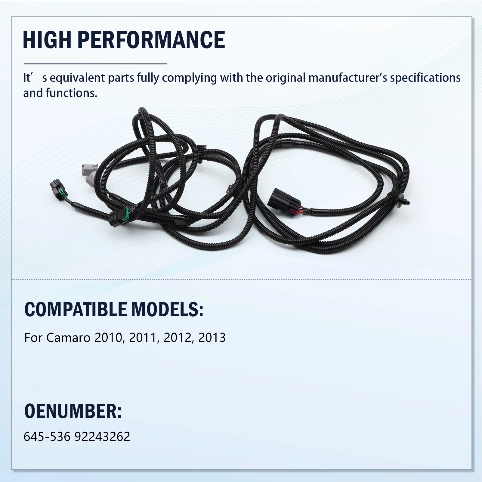 

645-536 Fog Lamp Harness 92243262 FOR Select Chevrolet Models