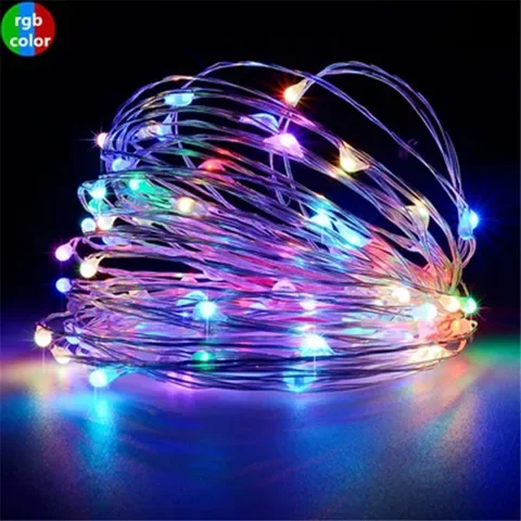 Strip Light Led String Light Cooper Wire 3AA battery Christmas Light For Garland Holiday Fairy Wedding Party Decoration 3M 5M10M