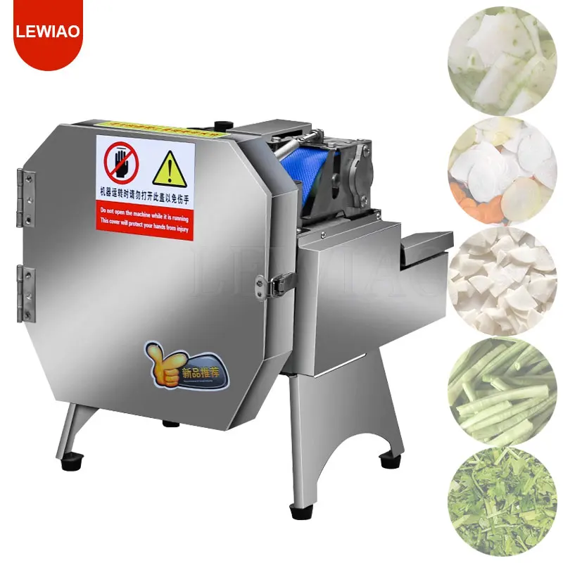 Variable Frequency Regulating 2-20mm Adjustable Millet Pepper Vegetable Cutter Electric Chopped Green Onion Equipment