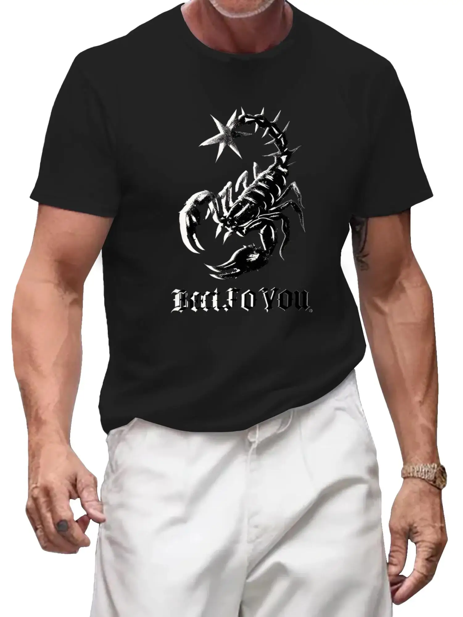 

Scorpion Shirt Y2K Grunge Aesthetic Faded Streetwear T-shirt For Men Women