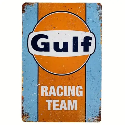 GULF OIL AND GAS RACING TEAM STRIPED 8