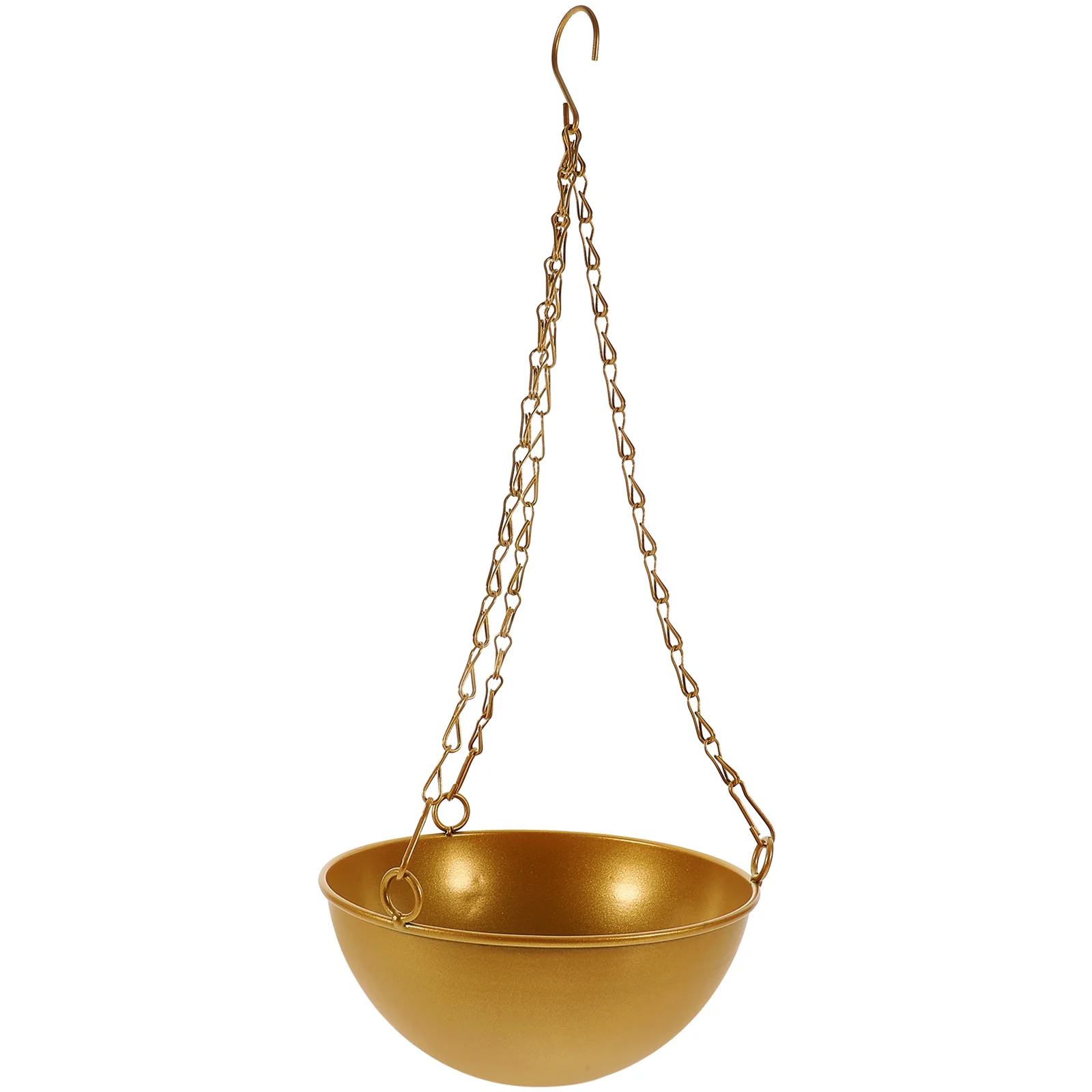 Decor Green Dill Flower Pot Durable Planter Hanging Plants for Outdoor Small Baskets Planting Container Golden Storage